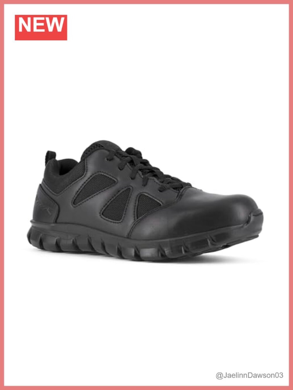 Reebok Tactical Military Work Boots Lace-Up Leather Sublite Cushion Women's